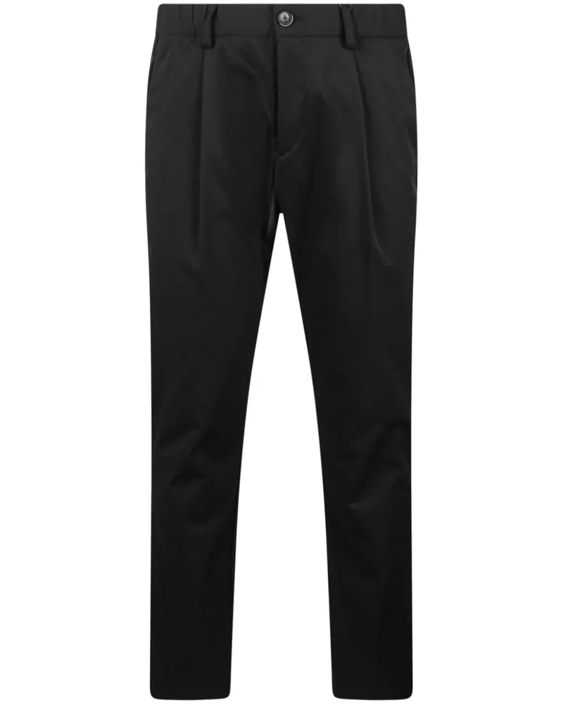 Herno Chino mit geradem Bein - Schwarz Schwarz