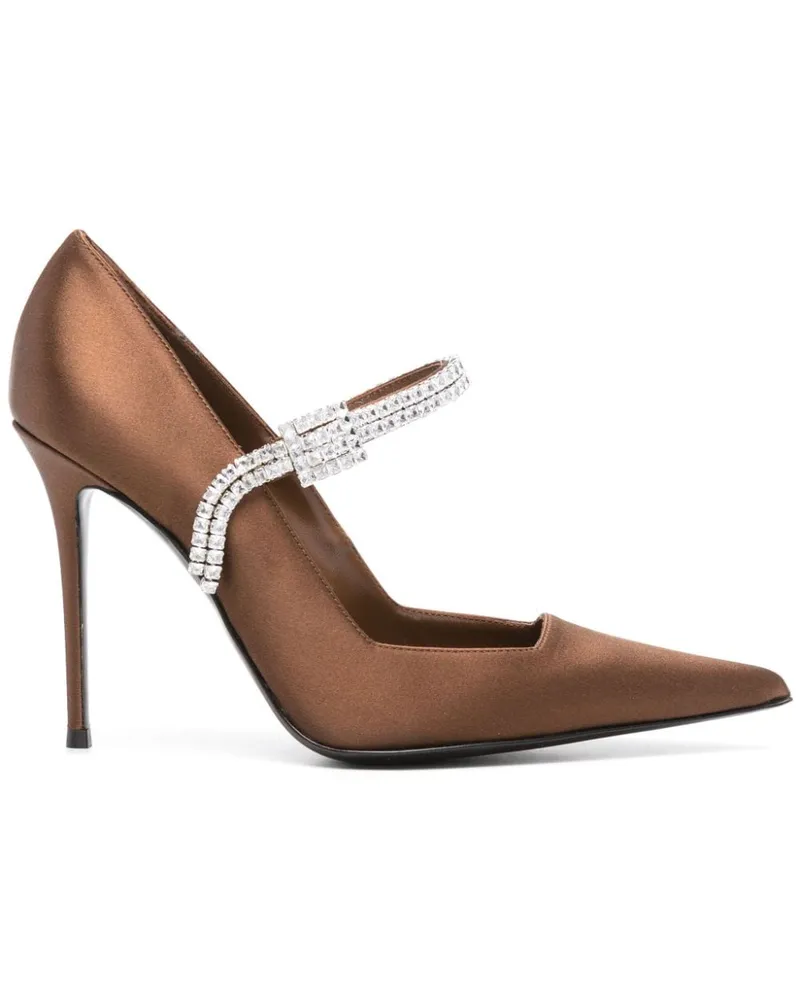 Giuseppe Zanotti Raquel Strap Pumps 105mm - Braun Braun