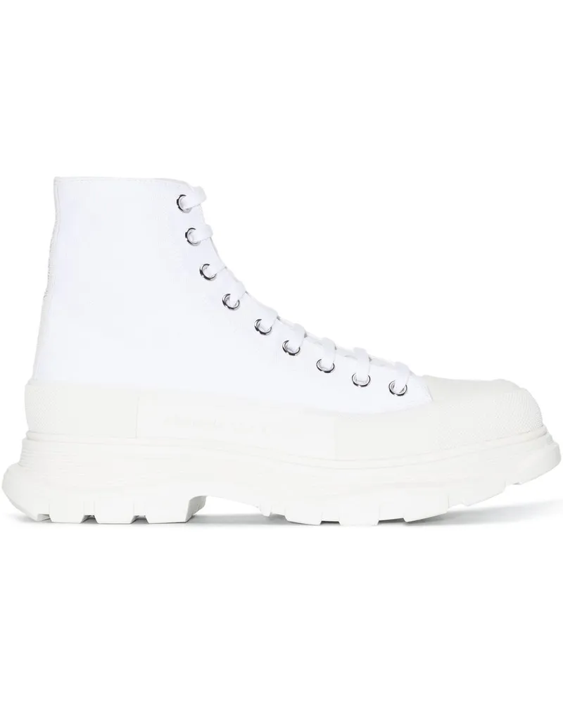 Alexander McQueen Tread Slick High-Top-Sneakers - Weiß Weiß