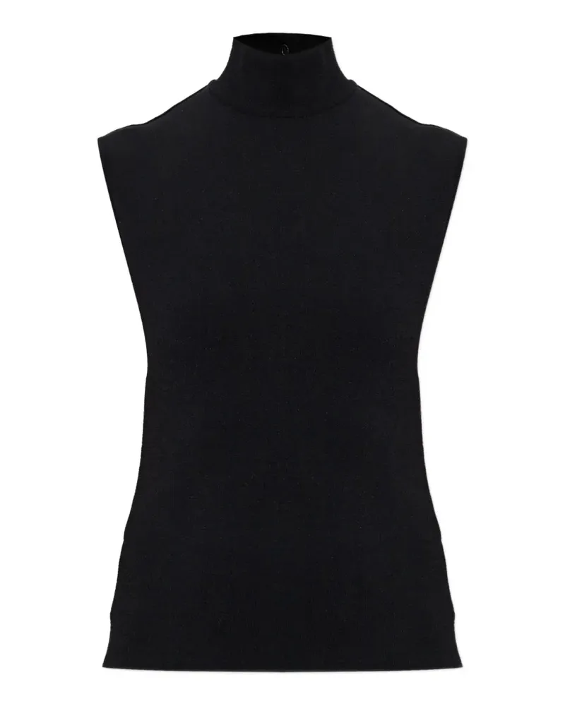 Lanvin turtleneck sleeveless top - Schwarz Schwarz