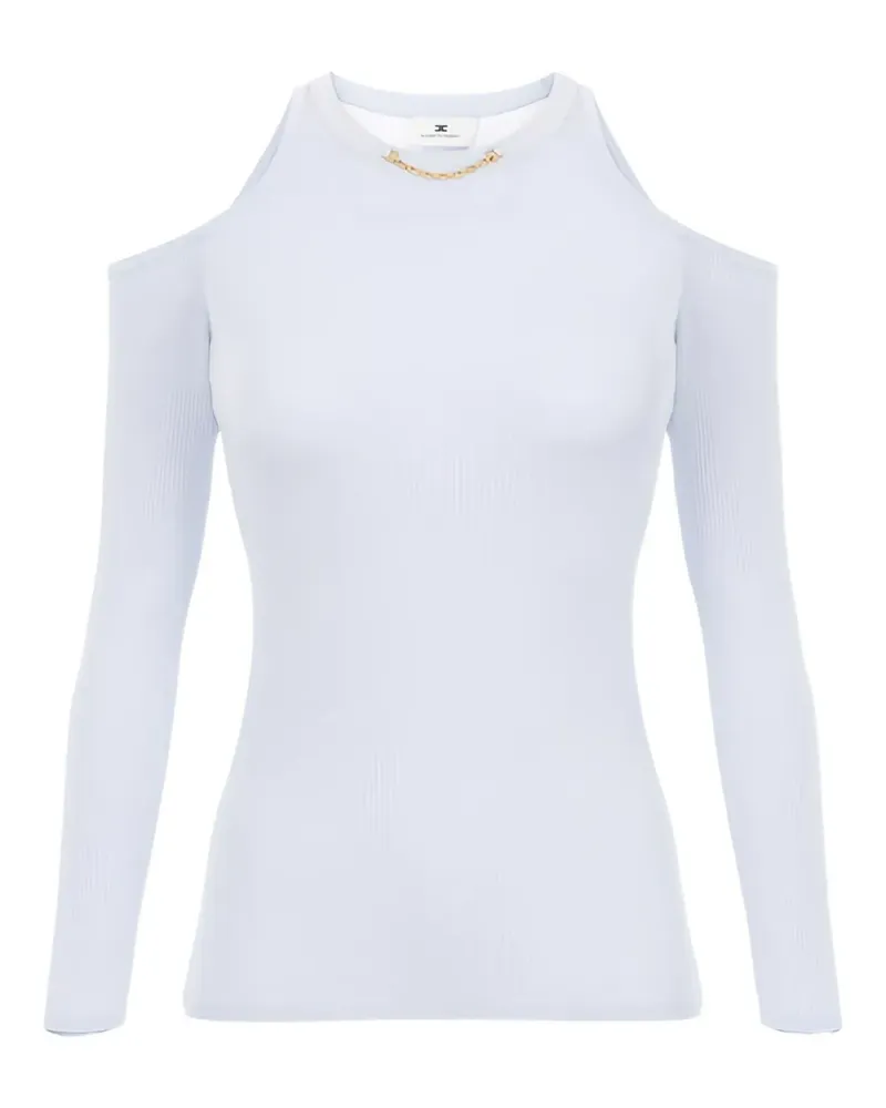 Elisabetta Franchi Oberteil mit Cut-Outs - Nude Nude