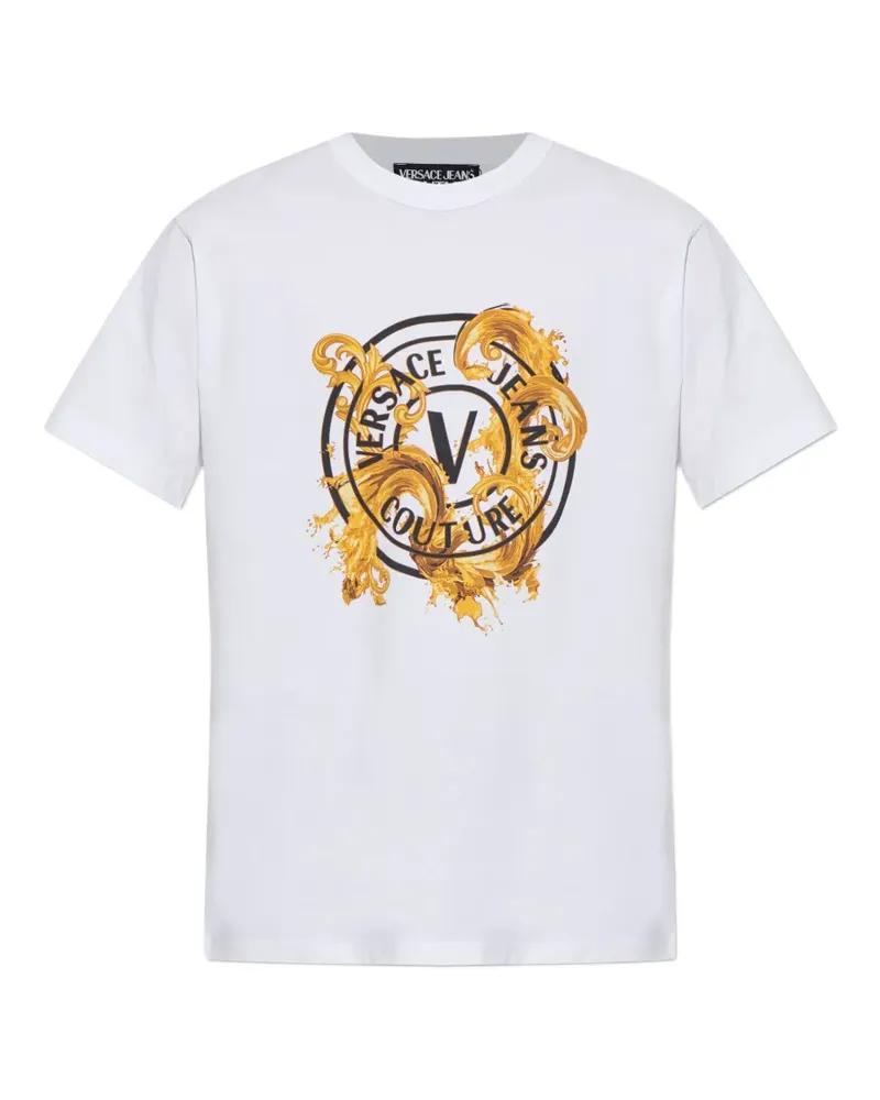 Versace Jeans graphic-print T-shirt - Weiß Weiß