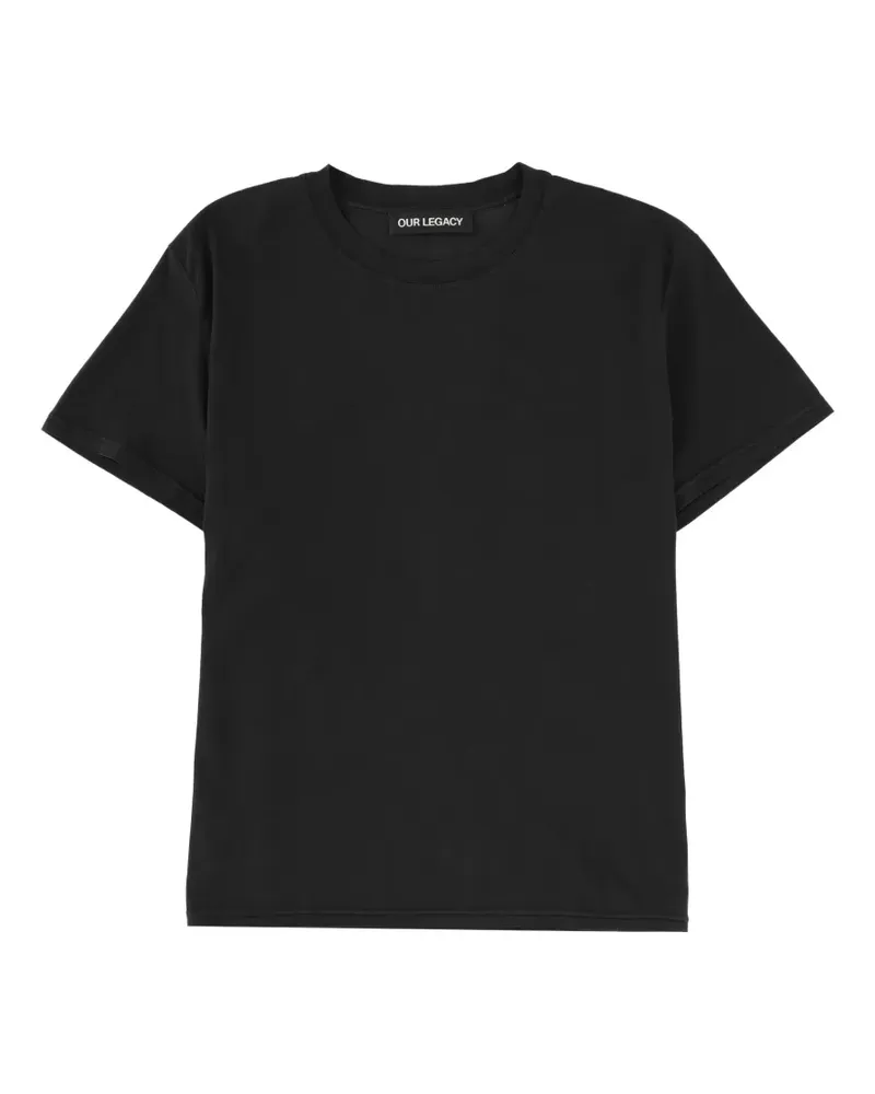 Our Legacy T-Shirt aus Jersey - Schwarz Schwarz