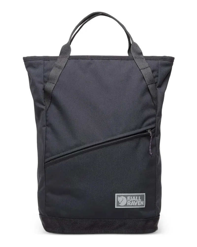 Fjäll Räven zip backpack - Schwarz Schwarz