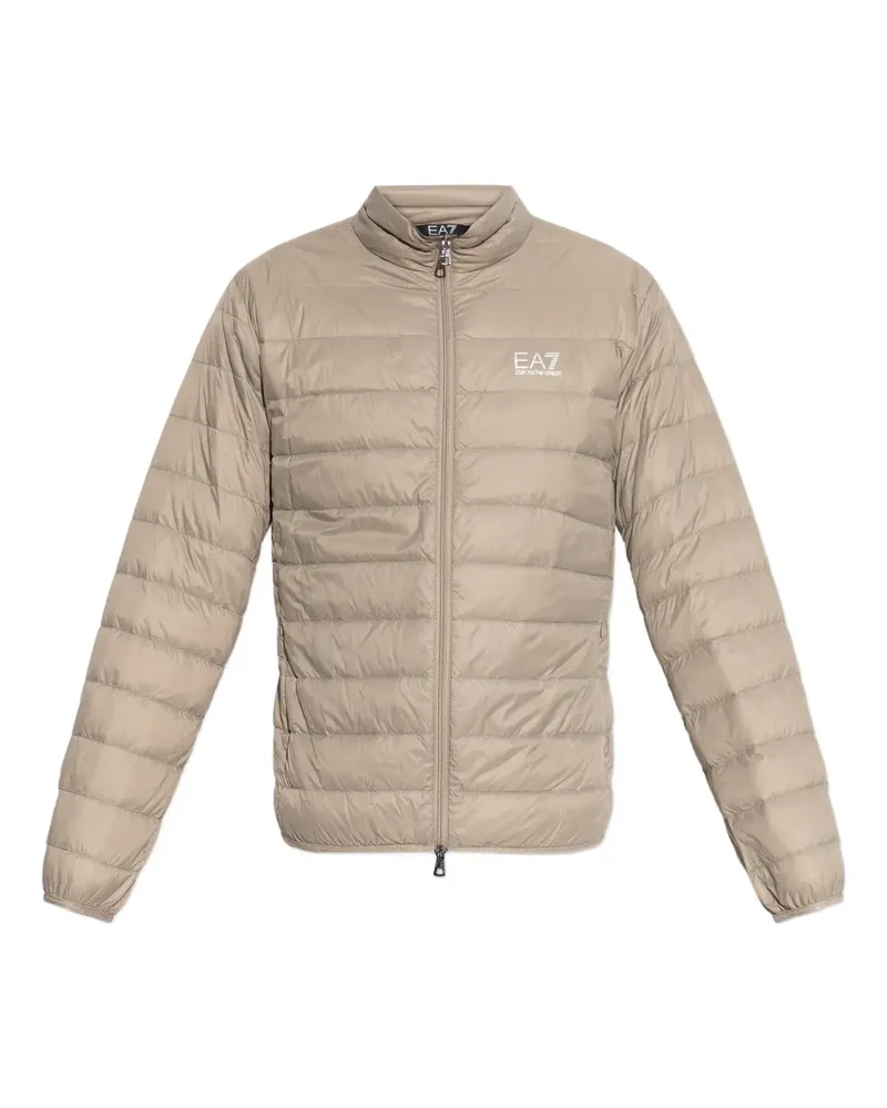 EA7 quilted logo jacket - Nude Nude