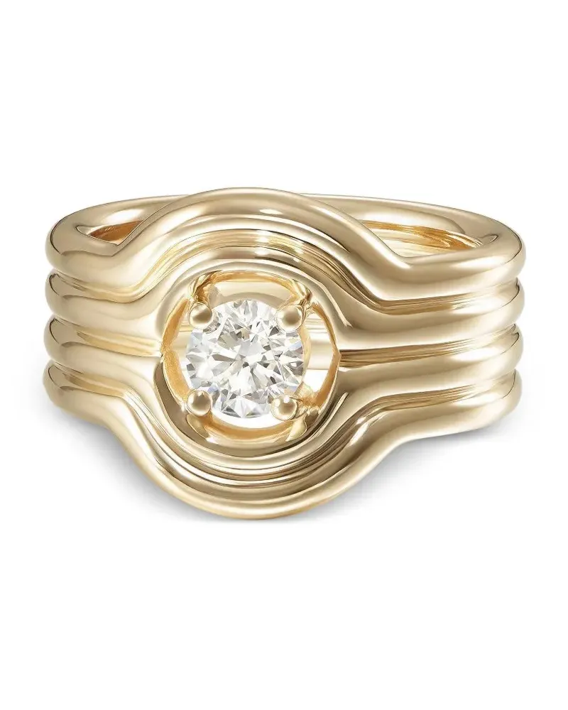 Melissa Kaye Rocky Rae diamond ring - Gold Gold