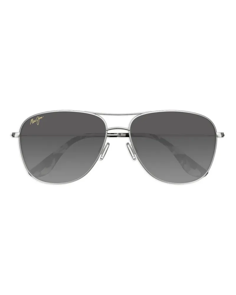 Maui Jim Cliff House Sonnenbrille - Silber Silber