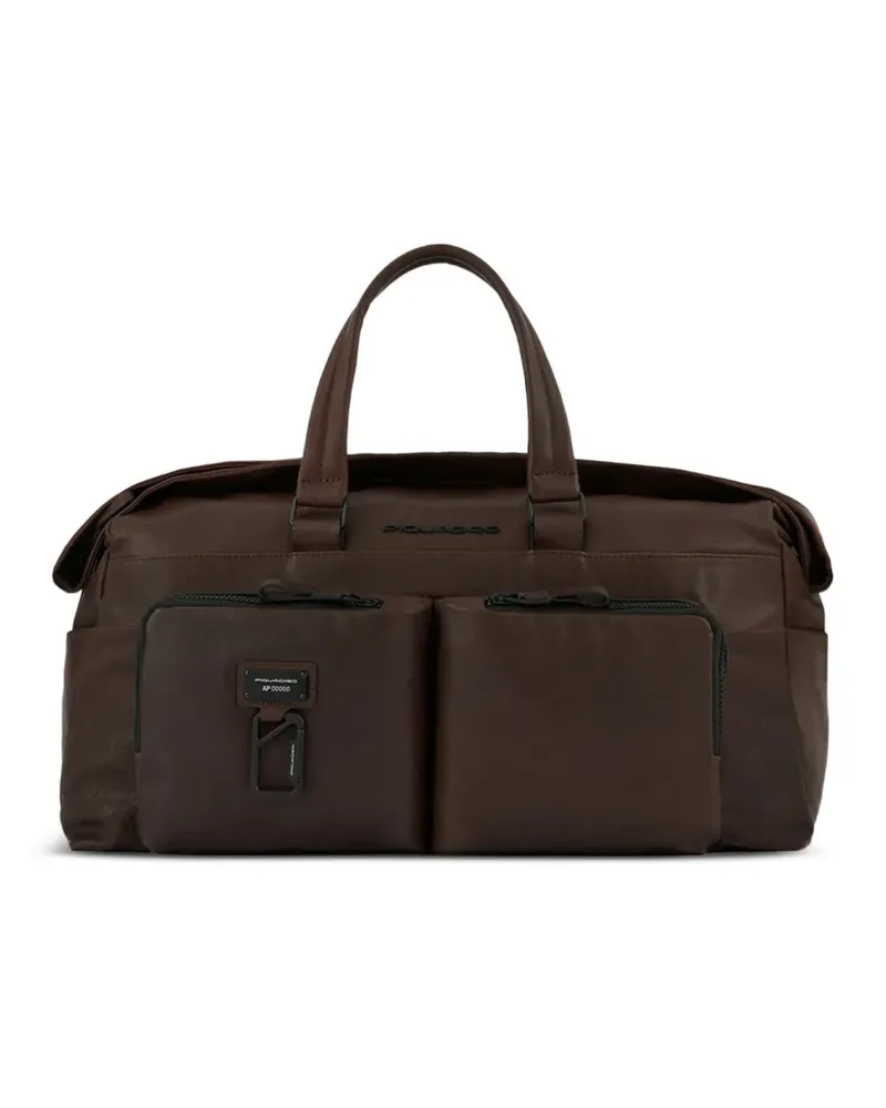 Piquadro Reisetasche aus Leder - Braun Braun