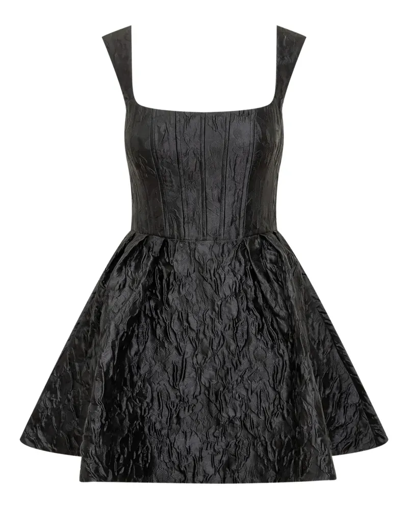 Rebecca Vallance Vanilla Dreams square-neck mini dress - Schwarz Schwarz