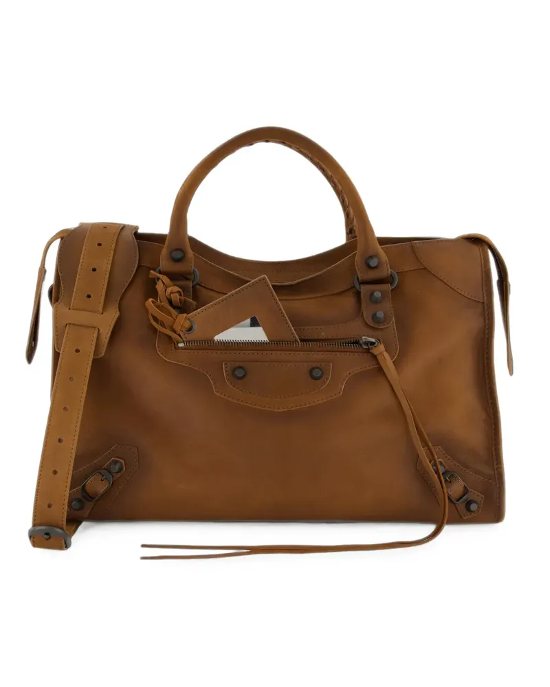 Balenciaga medium Le City tote bag - Braun Braun