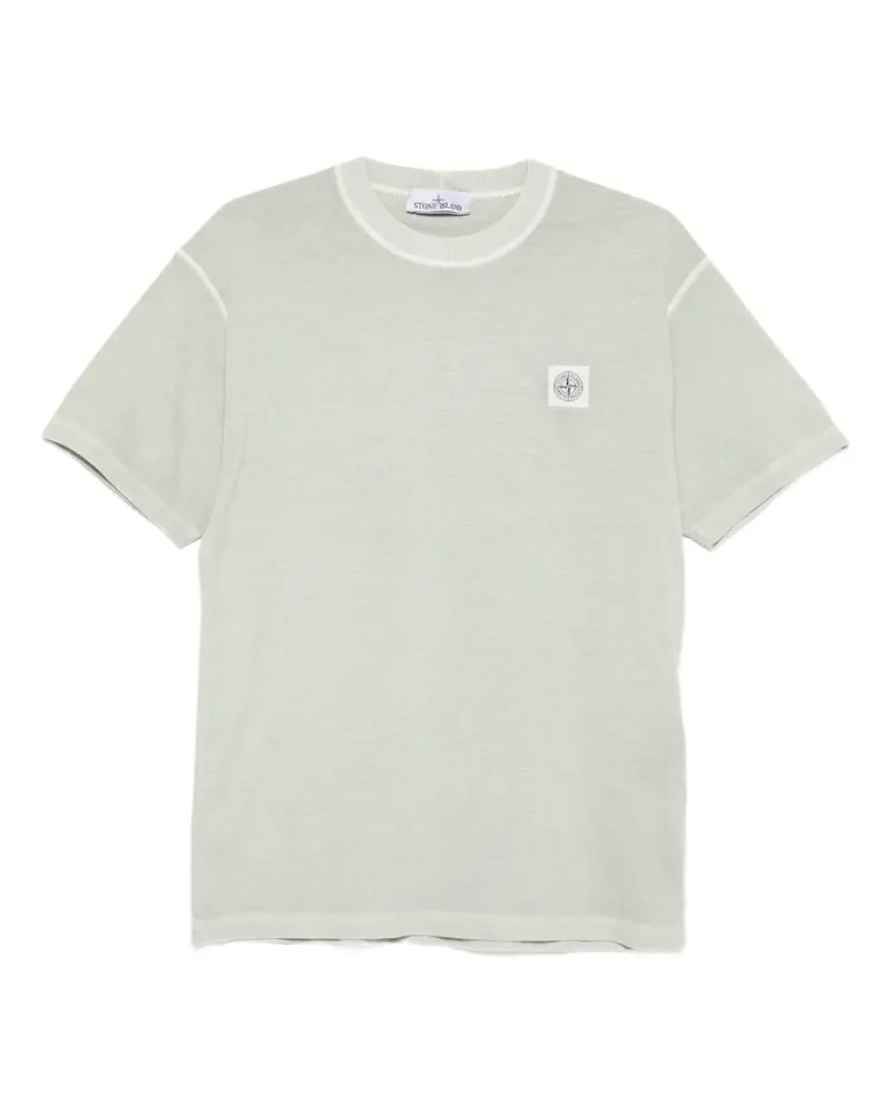 Stone Island logo-patch T-shirt - Grün Grün