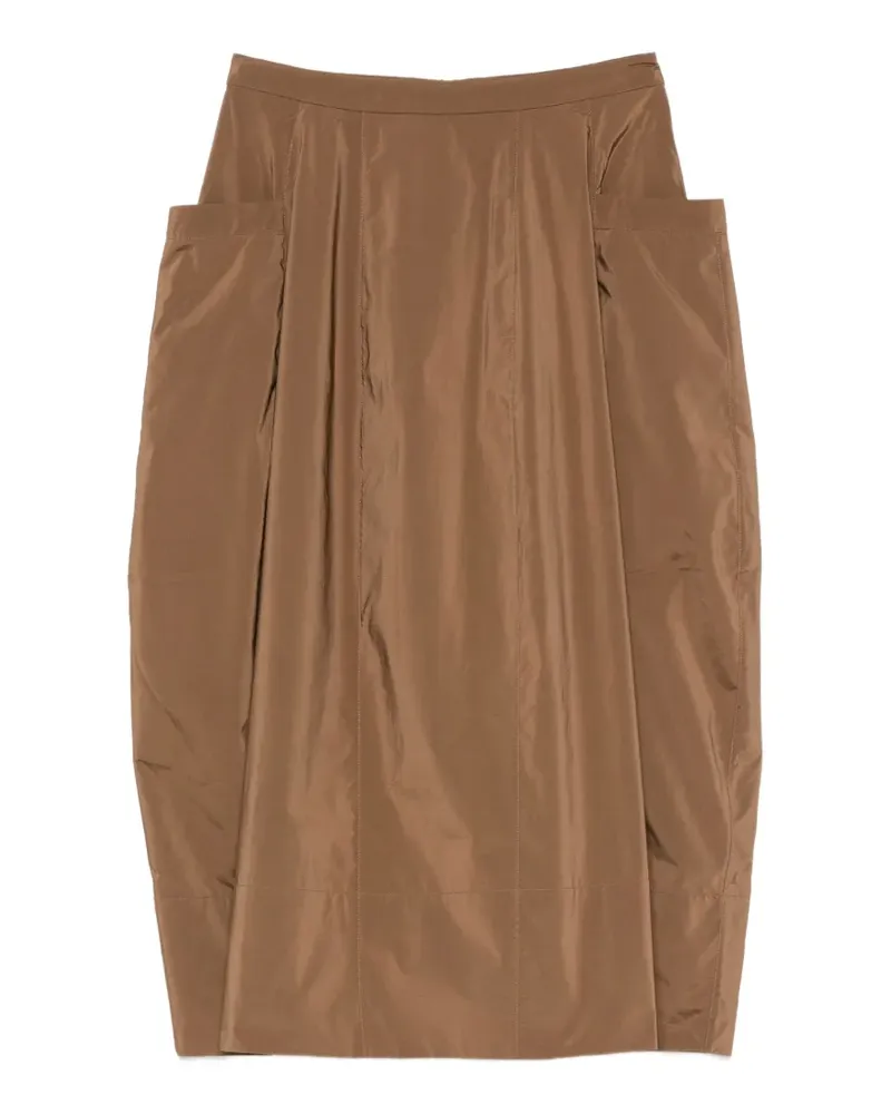 tibi Lantern midi skirt - Braun Braun
