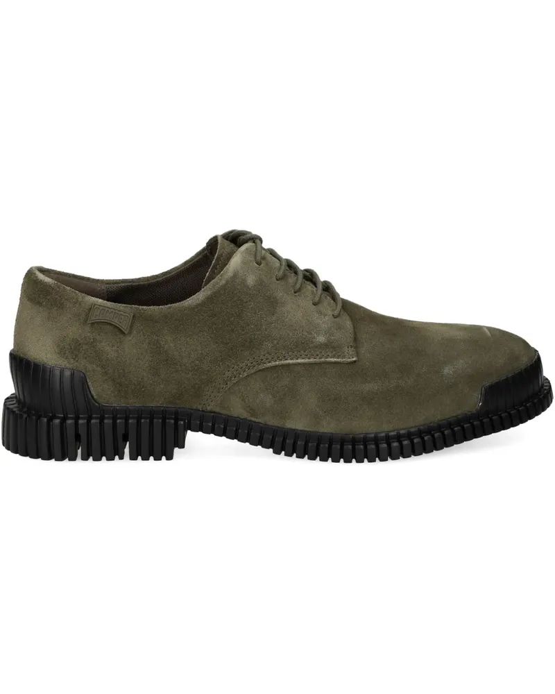 Camper Schnürschuhe aus Wildleder - Grün Grün