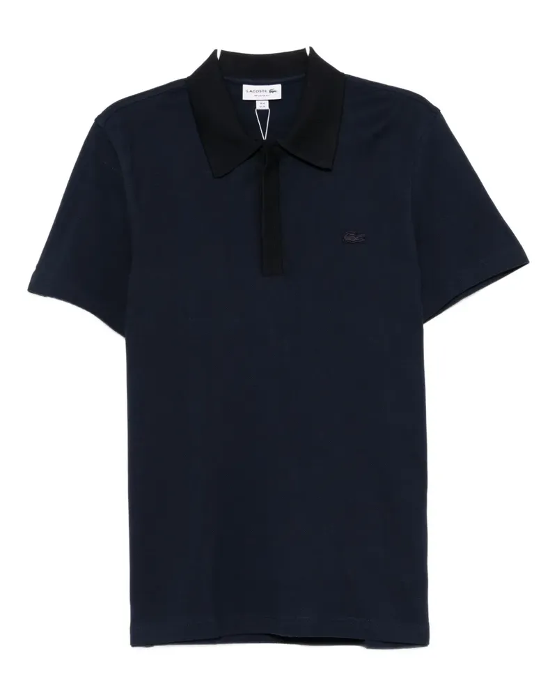 Lacoste Poloshirt mit Logo-Applikation - Blau Blau