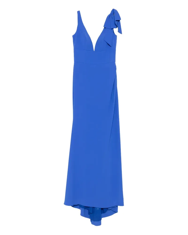 Nicole Miller Kleid mit Schleifendetail - Blau Blau