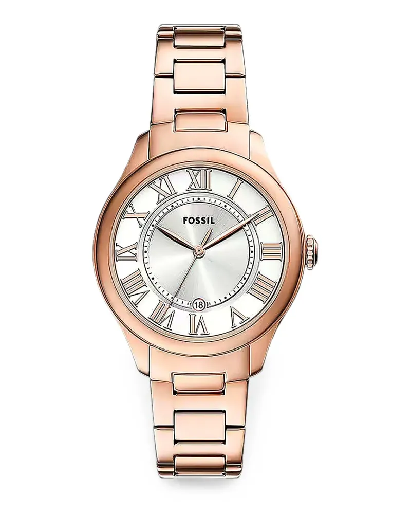 Fossil Gilmore three-hand 38mm watch - Silber Silber