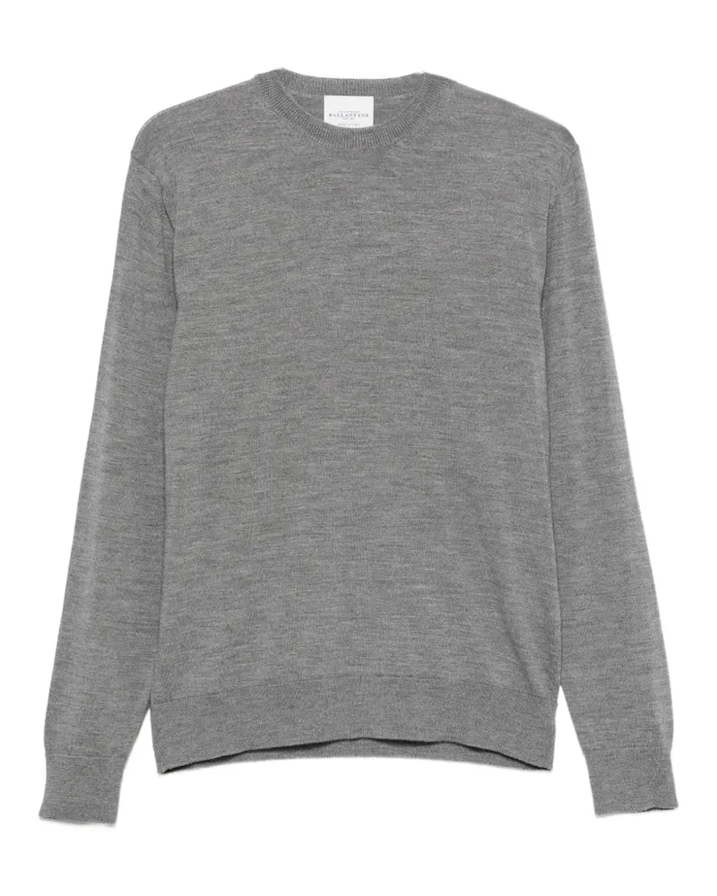 Ballantyne crew-neck ribbed-trim sweater - Grau Grau