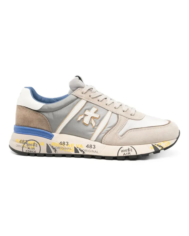 Premiata Lander 8010 panelled sneakers - Nude Nude