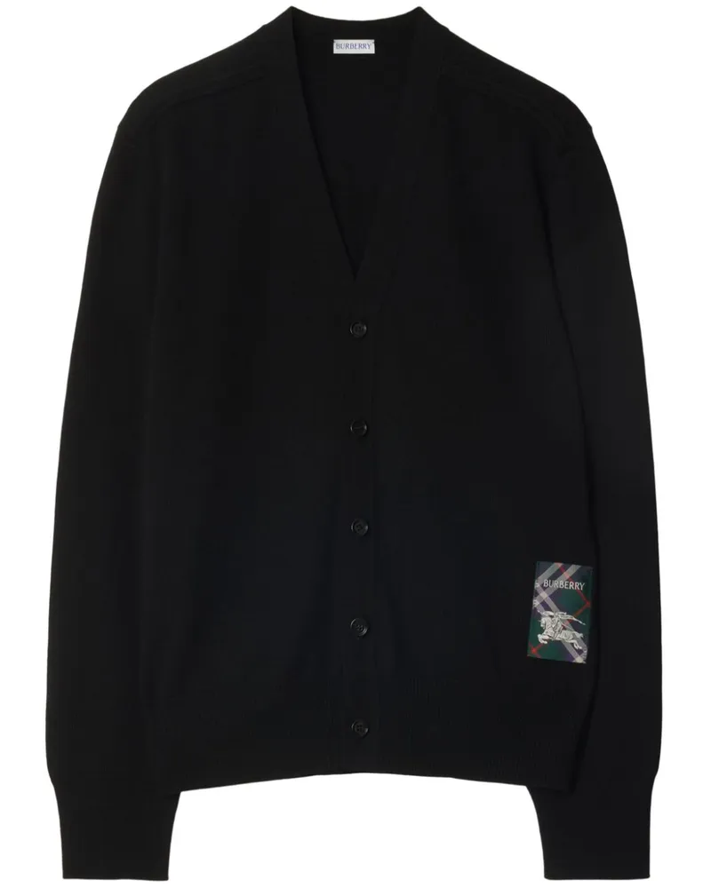 Burberry Klassischer Cardigan - Schwarz Schwarz