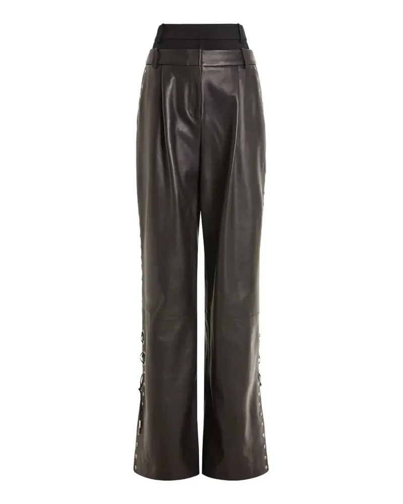 16ARLINGTON Ivlia Schnürhose mit Ösen - Braun Braun