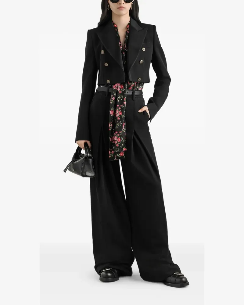 Dolce & Gabbana Bluse mit Schleife - Schwarz Schwarz