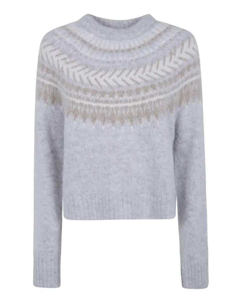 Barbour Annette Fair Isle Pullover - Grau Grau