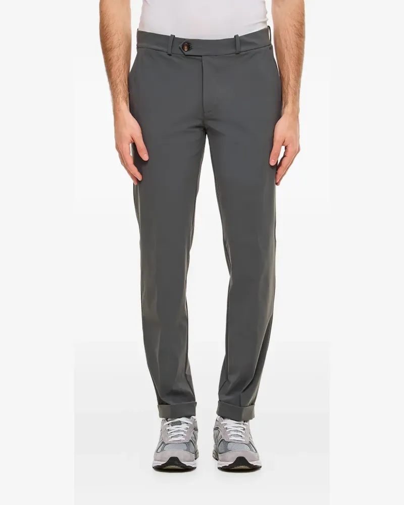 Roberto Ricci Designs Reißverschluss-Hose mit eingefassten Taschen - Grau Grau