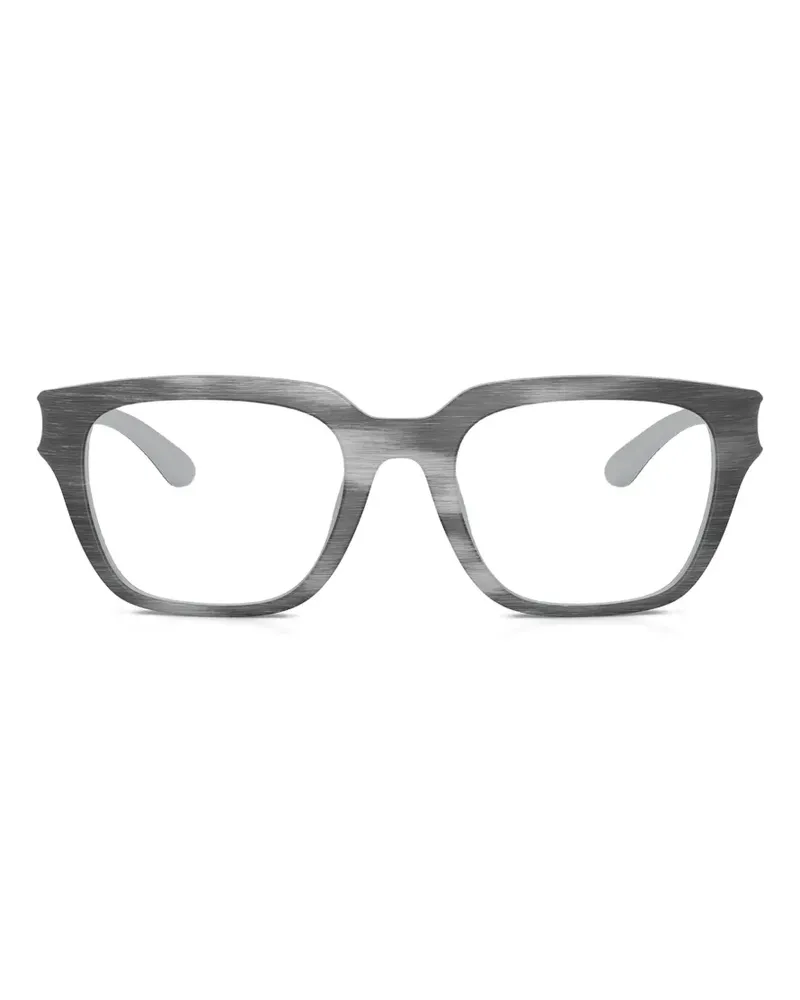 Diesel brushed-effect cut-out glasses - Grau Grau