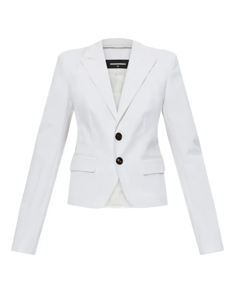 Dsquared2 single-breasted blazer - Weiß Weiß