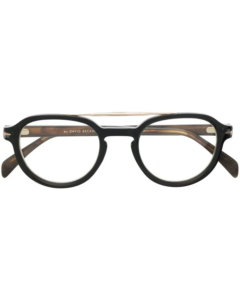 EYEWEAR by DAVID BECKHAM Brille mit rundem Gestell - Braun Braun
