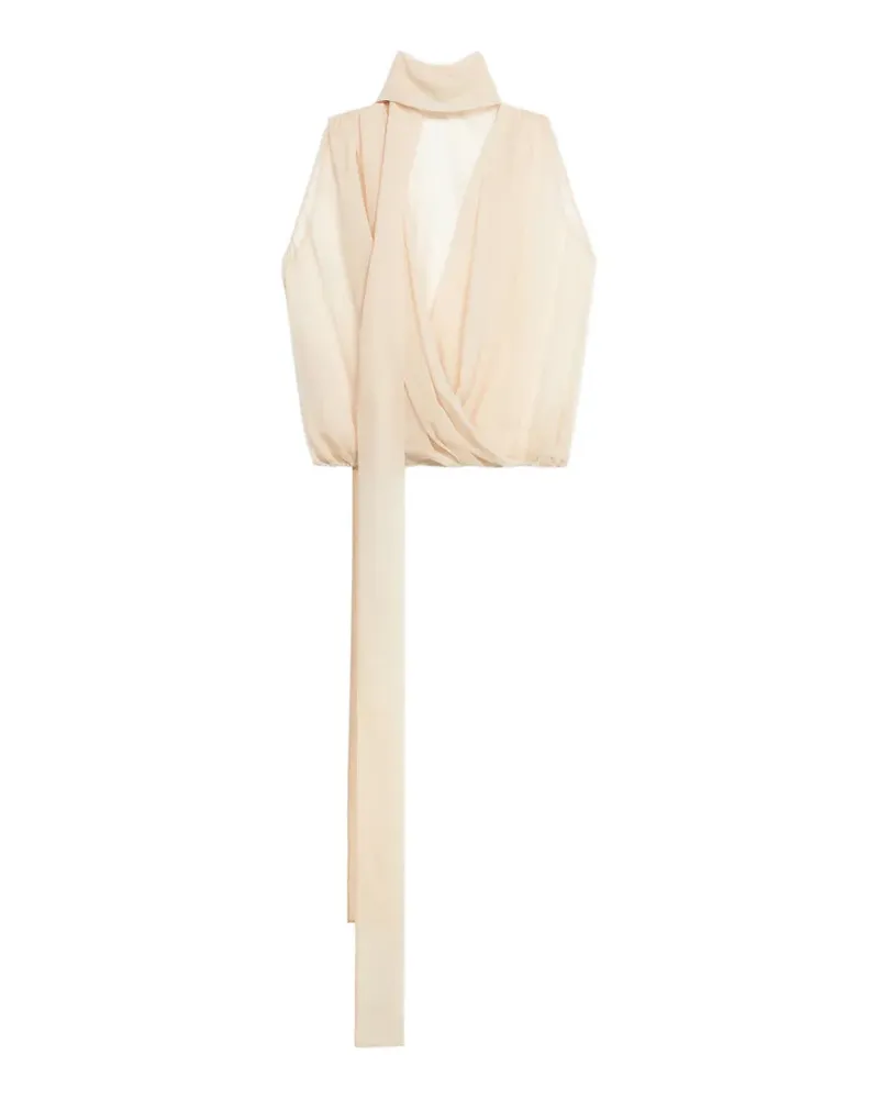 Blumarine fusciacca draped top - Nude Nude