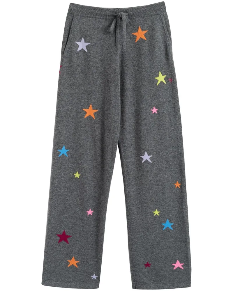 Chinti & Parker Star Hose mit weitem Bein - Grau Grau