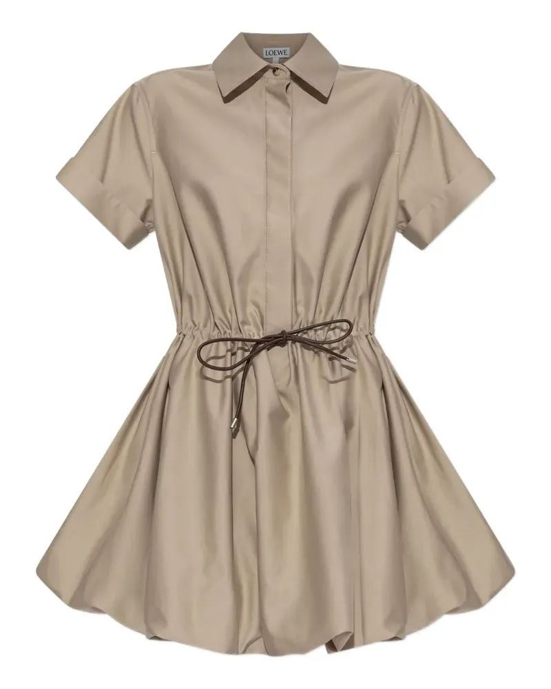 Loewe Bubble Kleid mit Kordelzug - Nude Nude