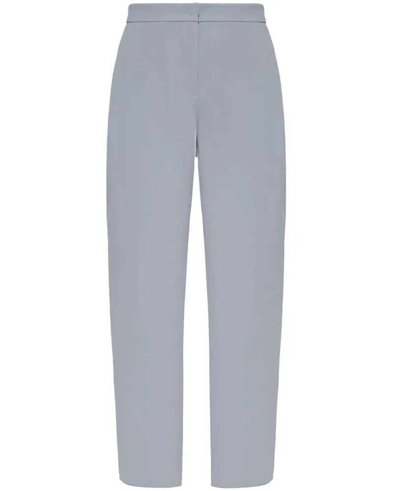 Emporio Armani Semi-transparente Tapered-Hose - Blau Blau