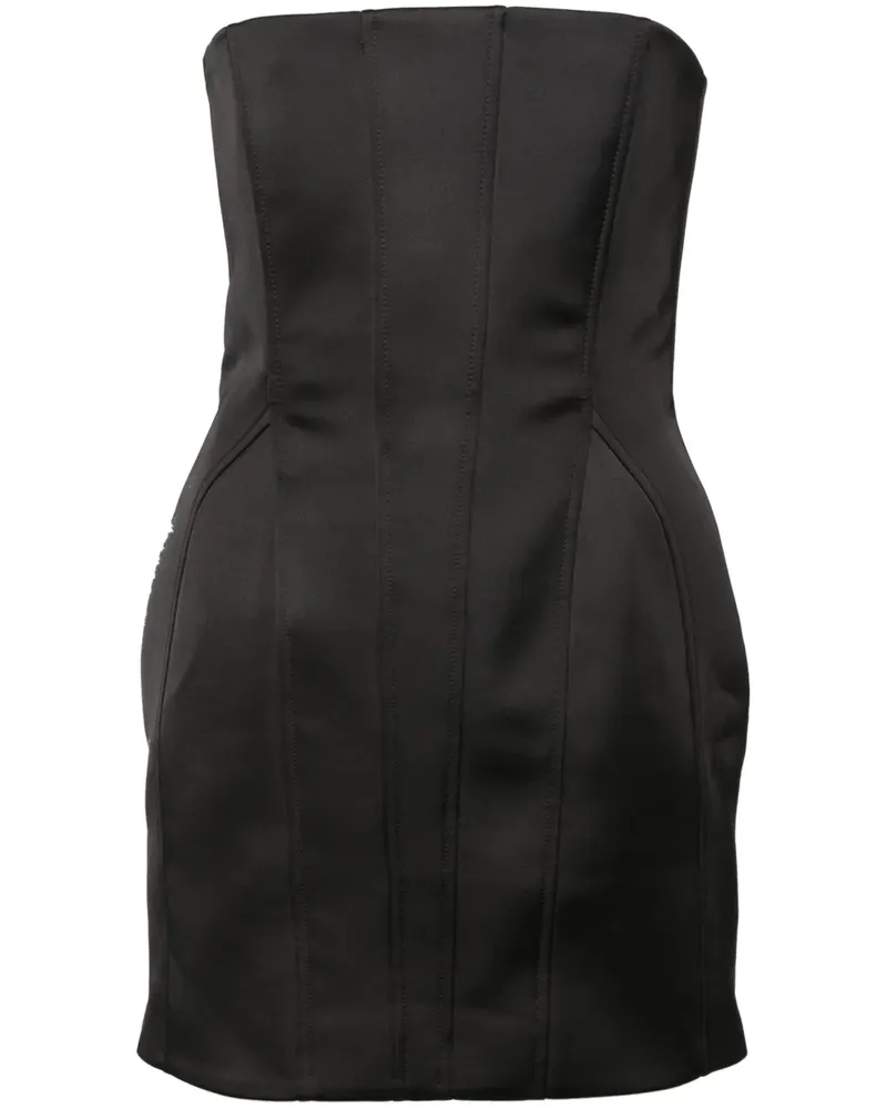 Giuseppe di Morabito Ausgestelltes Korsett-Kleid - Schwarz Schwarz