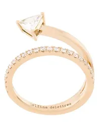 Delfina Delettrez 18kt 'Marry Me' Gelbgoldring Metallic