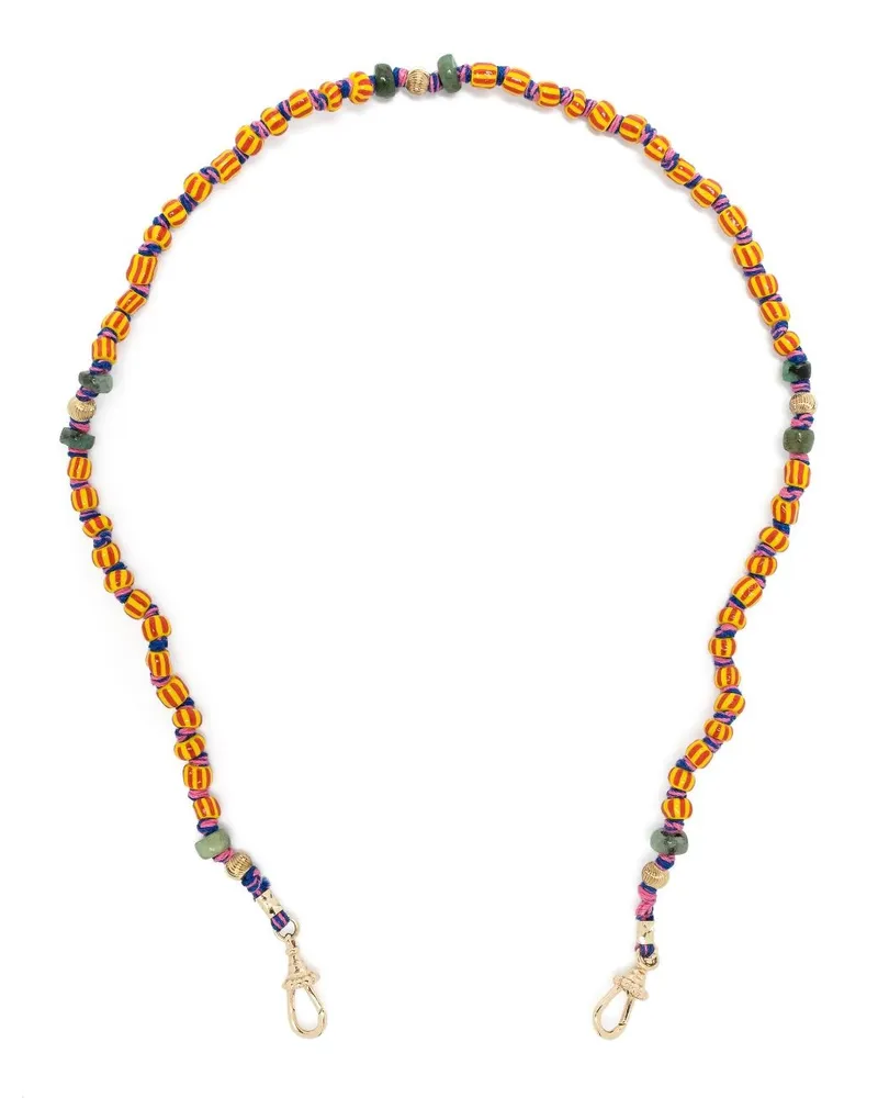 Marie Lichtenberg 9kt Mauli Ghana Gelbgoldhalskette Gold