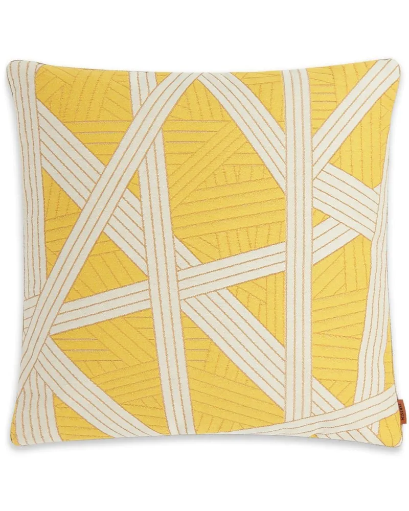 Missoni Home Kleines Nastri Kissen - Gelb Gelb