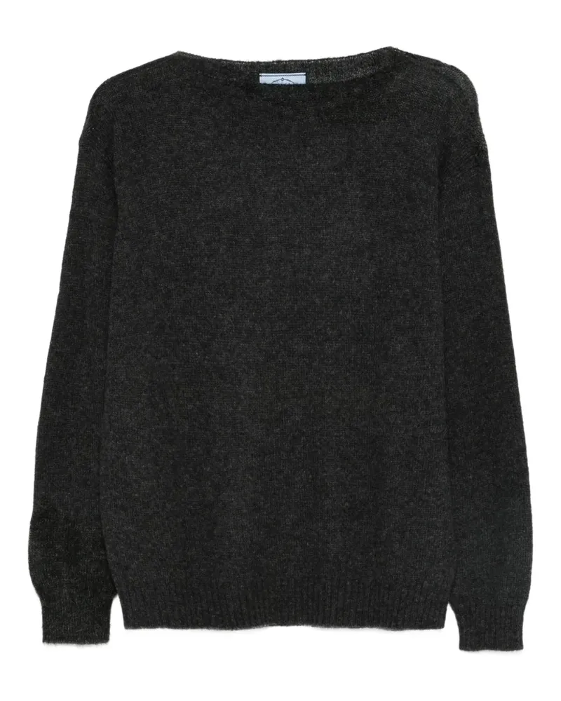 Prada Pullover mit Rundhalsausschnitt - Grau Grau