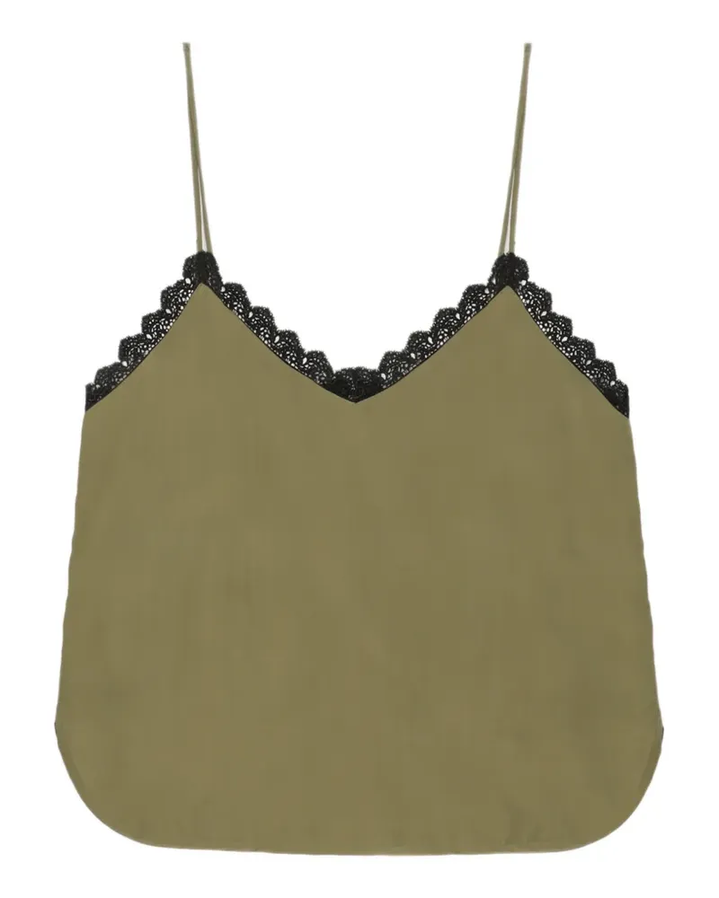 Our Legacy Top mit Spitze - Grün Grün