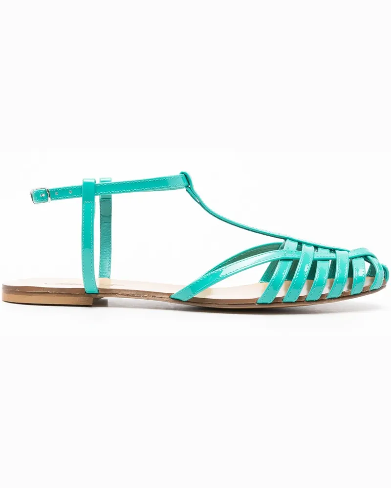Anna F. 512 Sandalen mit T-Riemen - Blau Blau