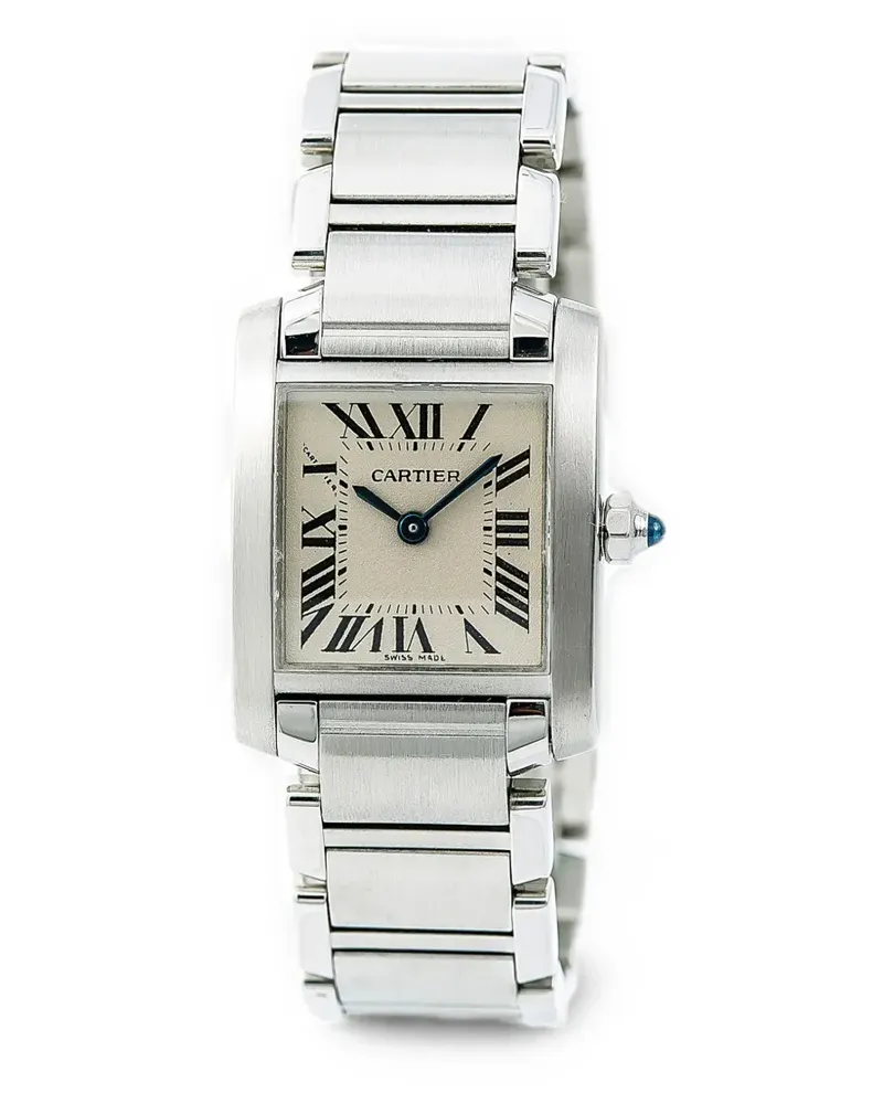 Cartier Tank Française 20mm watch - Weiß Weiß