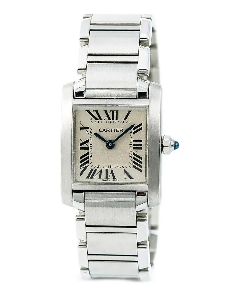 Cartier Tank Française Armbanduhr 20mm - Weiß Weiß