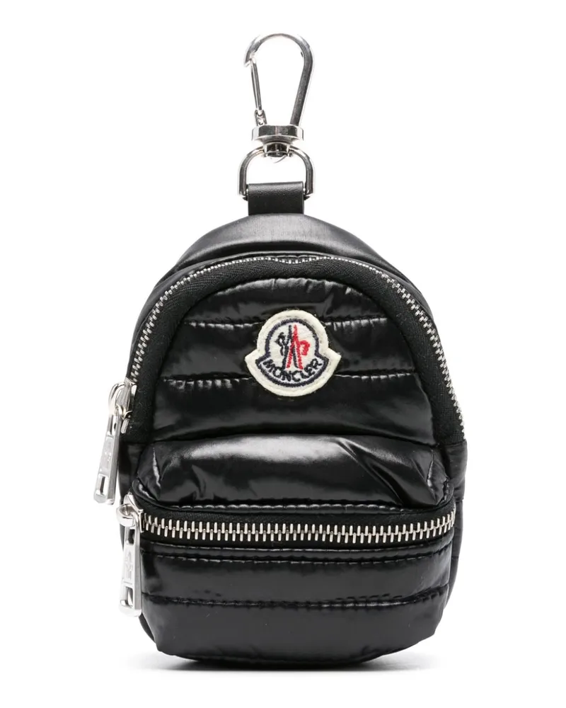 Moncler Kilia Rucksack-Schlüsselanhänger Schwarz