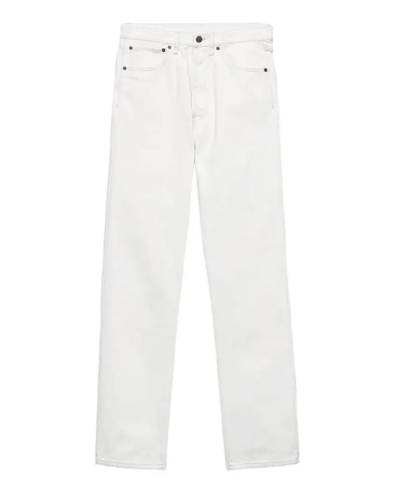 Prada Jeans im Five-Pocket-Design aus Old-Denim - Weiß Weiß