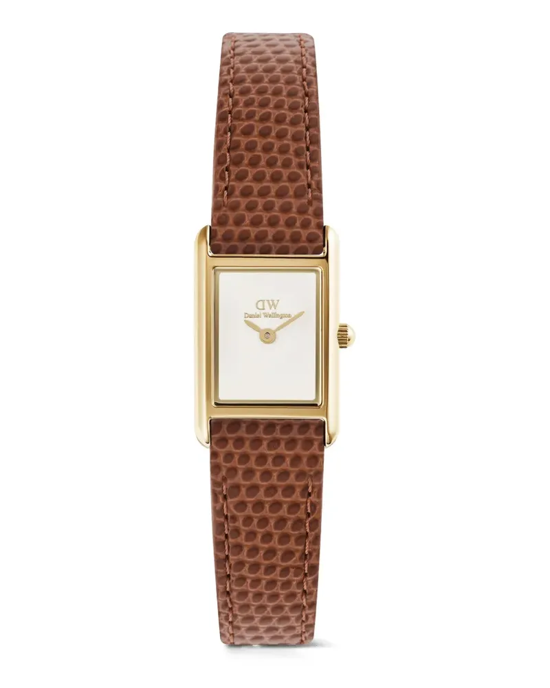 Daniel Wellington MIni Bound lizard-effect 25.9mm watch - Weiß Weiß