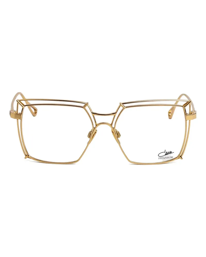 CAZAL Brille mit geometrischem Gestell - Gold Gold