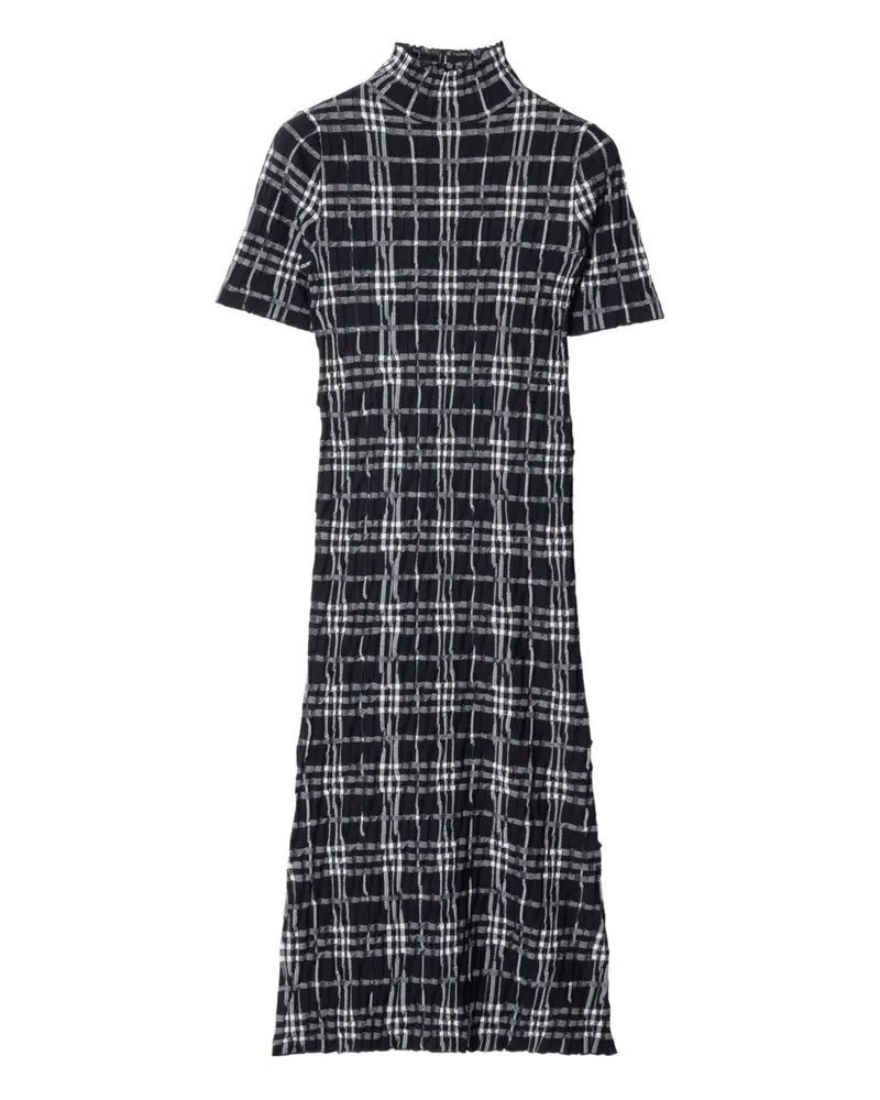 Burberry Kleid mit Karomuster - Blau Blau