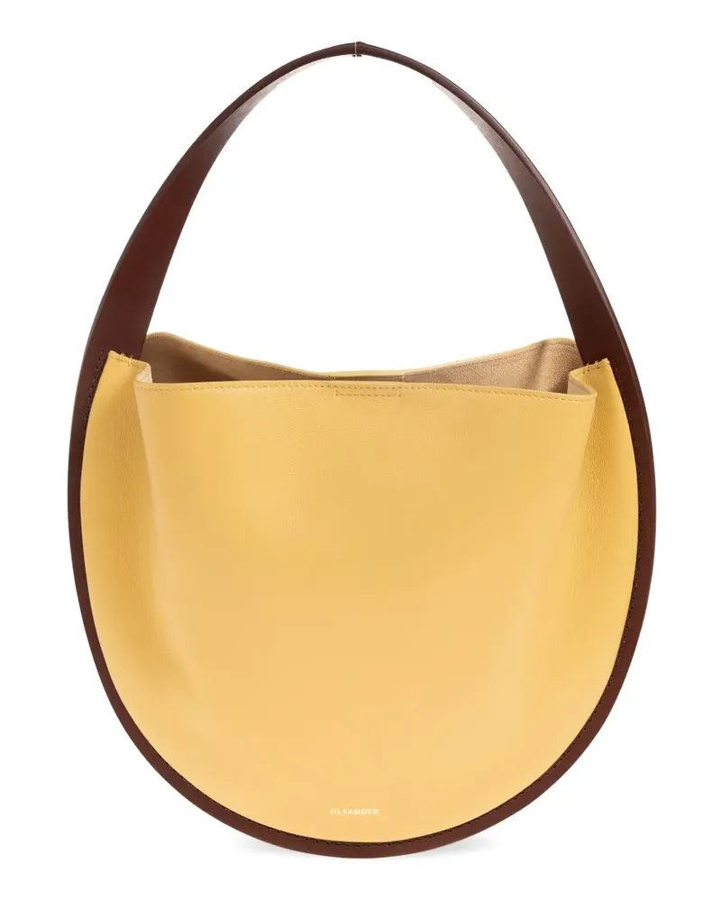 Jil Sander Pivot Tote Bag aus Leder - Gelb Gelb