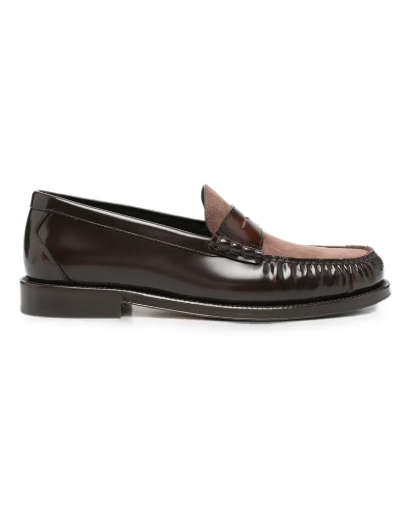 Brunello Cucinelli Loafer mit Einsätzen - Braun Braun